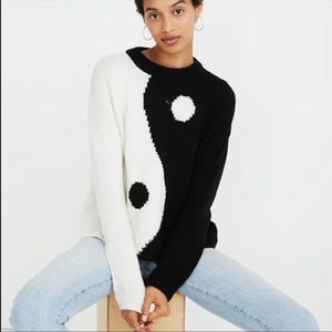 Madewell Yin and Yang Sweater - Sz Med